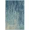Nourison Home Passion PSN09 Navy Light Blue 1 ft. 10 in. X 2 ft. 10 in. Area Rug