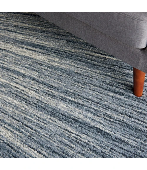 kathy ireland Home Moroccan Celebration Area Rug KI389-Blue/Grey