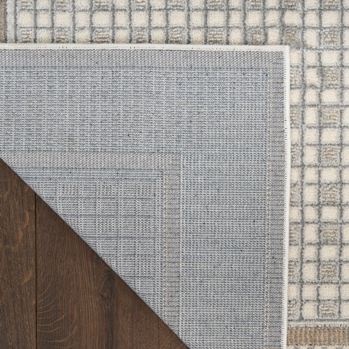 Nourison Home Nordic Ivory Grey NRC03 4 ft. X 6 ft. Rectangle Rug