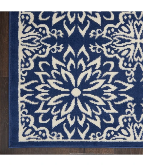 Nourison Jubilant Runner Area Rug JUB06-Navy/Ivory