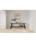 Nourison Astra Machine Washable Beige ASW11 3 ft. 3 in. X 5 ft. Rectangle Rug