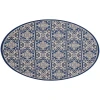 Nourison Home Aloha ALH34 Blue 7 ft. 10 in. Round Area Rug