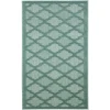 Nourison Home Easy Care NES01 Aqua Teal 2 ft. X 6 ft. Area Rug
