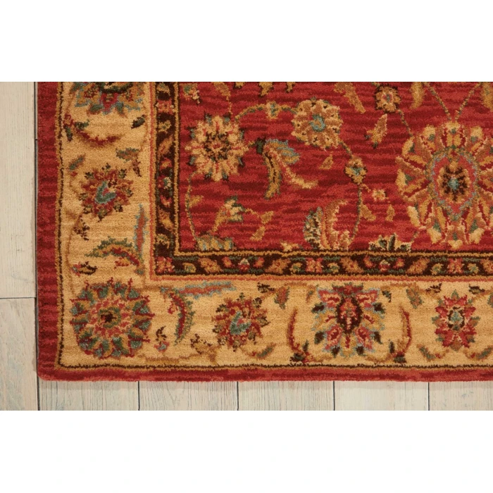 Nourison Home Living Treasures Red LI05 2ft.6in. x 4ft.3in. Rect. Rug
