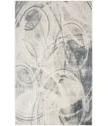 Nourison Astra Machine Washable Silver Blue ASW14 6 ft. 7 in. X 9 ft. Rectangle Rug