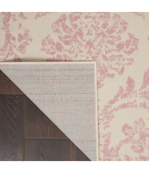 Nourison Jubilant Area Rug JUB09-Ivory/Pink