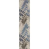 Nourison Home Aloha ALH18 Grey Blue 2 ft. X 6 ft. Area Rug