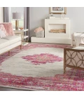 Nourison Passion Area Rug PSN03 Ivory/Fuchsia 12' x 18'