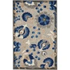 Nourison Home Aloha ALH17 Natural Blue 2 ft. 8 in. X 4 ft. Area Rug