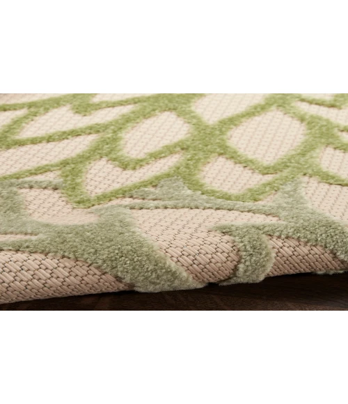 Nourison Aloha Ivory Green ALH05 9 ft. X 12 ft. Rectangle Rug