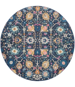 Nourison Home Passion PSN01 Navy 8 ft. Round Area Rug