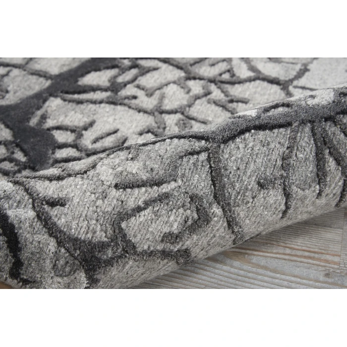 Nourison Divine Charcoal DIV01 2 ft. X 3 ft. Rect. Rug