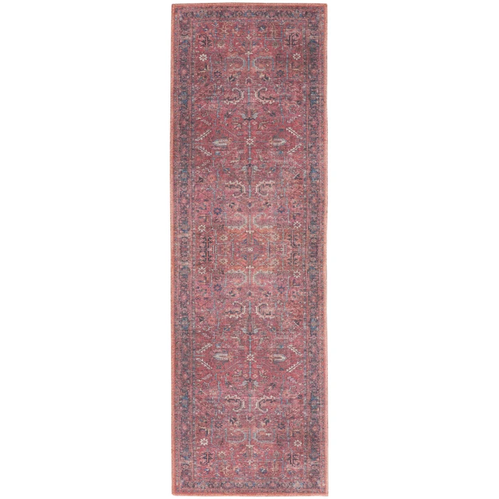 Nicole Curtis Machine Washable Series 1 Area Rug SR102 Brick