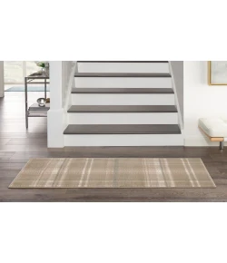 Nourison Home Grafix GRF03 Taupe 2 ft. X 4 ft. Area Rug