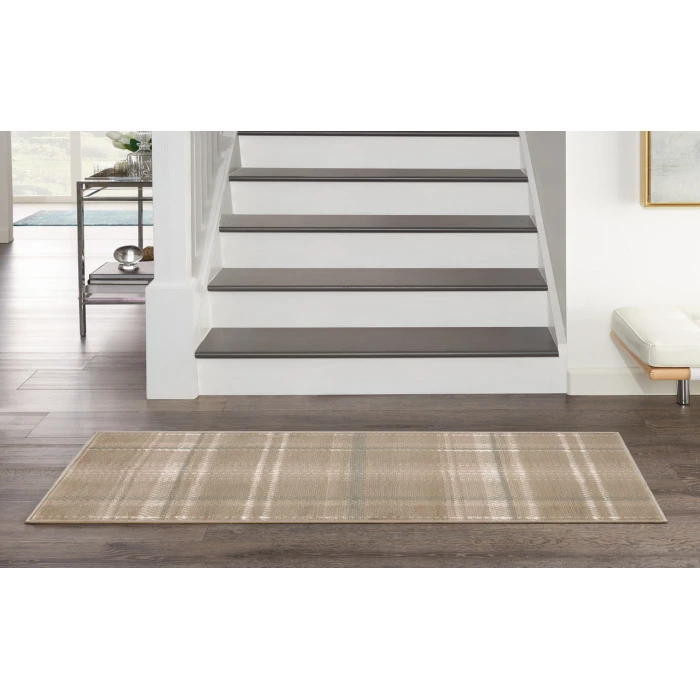 Nourison Grafix Taupe GRF03 2 ft. X 4 ft. Rectangle Rug