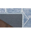 Nicole Curtis Machine Washable Series 1 Blue SR107 9 ft. 2 in. X 12 ft. Rectangle Rug
