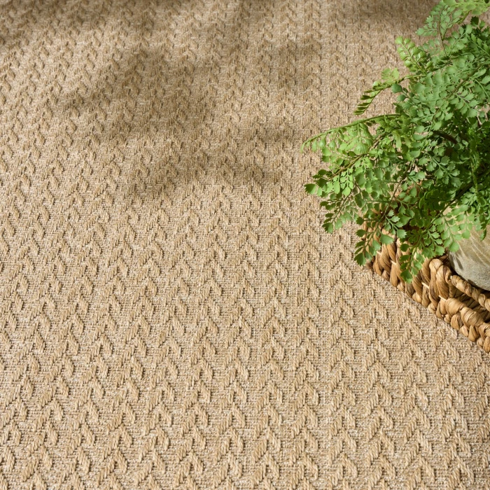 Nourison Tulum Taupe TLM02 4 ft. X 6 ft. Rect. Rug