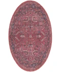 Nicole Curtis Machine Washable Series 1 Brick SR102 7 ft. 10 in. Round Rug
