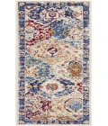 Nourison Grafix Blue Multicolor GRF31 2 ft. 3 in. X 7 ft. 6 in. Rectangle Rug