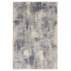 Nourison Home Rustic Textures RUS02 Blue Ivory 5 ft. 3 in. X 7 ft. 3 in. Area Rug