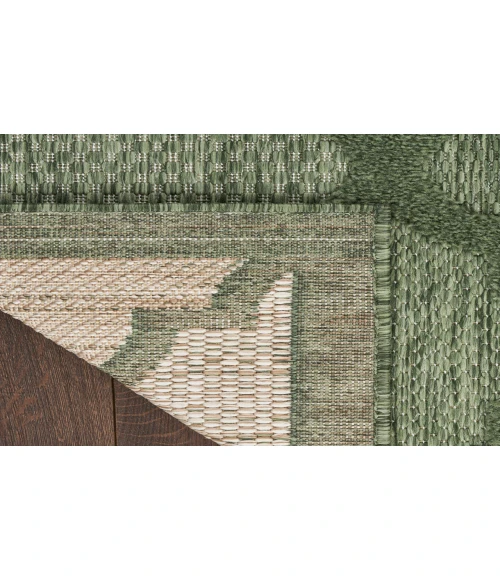 Nourison Easy Care Green NES01 2 ft. X 4 ft. Rectangle Rug