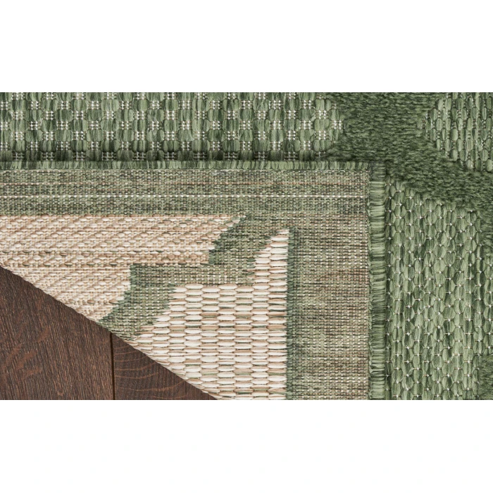 Nourison Easy Care Green NES01 2 ft. X 4 ft. Rectangle Rug
