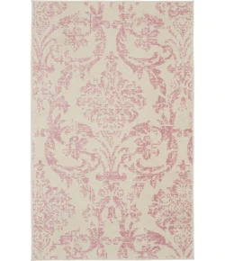 Nourison Home Jubilant JUB09 Ivory Pink 3 ft. X 5 ft. Area Rug