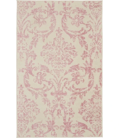 Nourison Jubilant Area Rug JUB09-Ivory/Pink