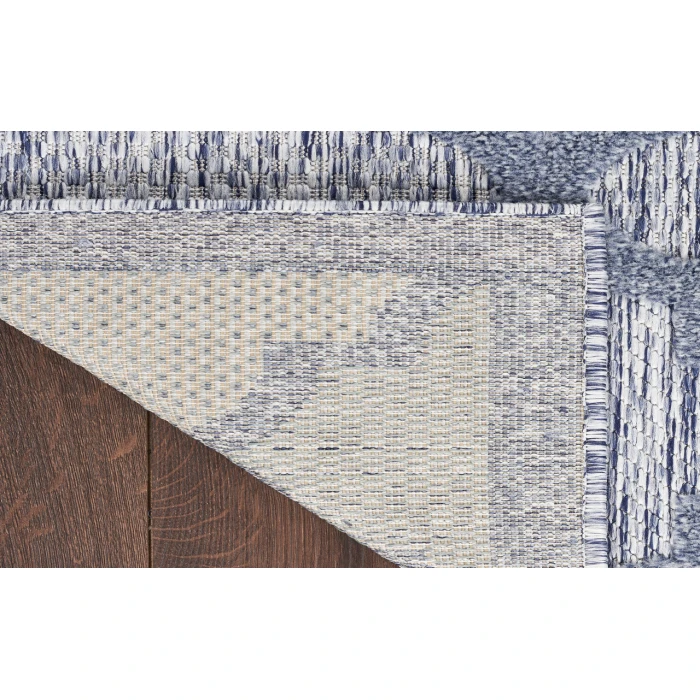 Nourison Easy Care Denim Blue NES01 2 ft. X 6 ft. Rectangle Rug