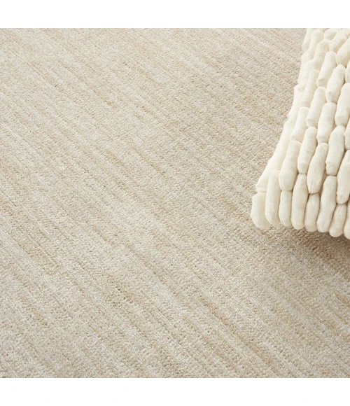 Nourison Essentials Ivory Beige Area Rug NRE01-Ivory Beige