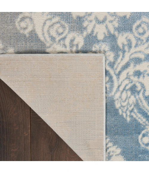 Nourison Elation Area Rug ETN03-Ivory Blue