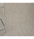 Nourison Courtyard Area Rug COU01-Ivory Charcoal