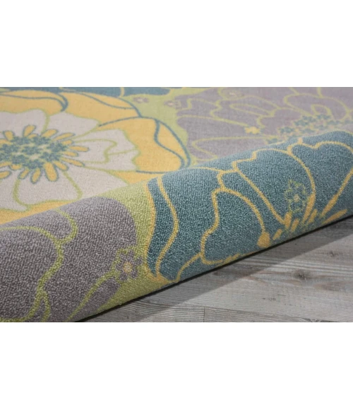 Nourison Home & Garden Square Area Rug RS021-Green