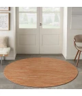 Nourison Home Nourison Essentials Rust NRE01 8 ft. Round Rug
