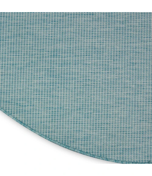 Nourison Positano Round Area Rug POS01-Aqua
