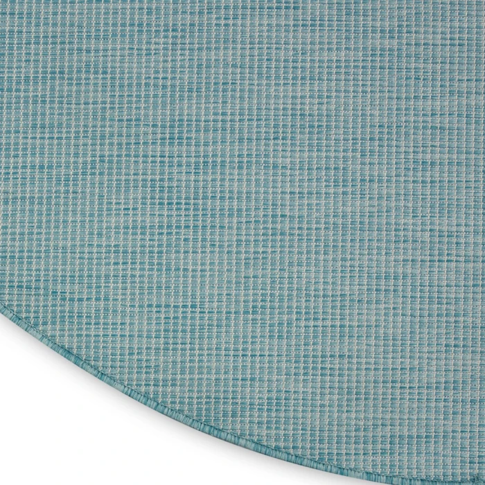 Nourison Positano Round Area Rug POS01-Aqua