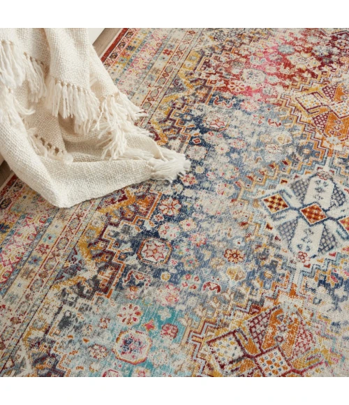 Nourison Vintage Kashan Area Rug VKA09-Multicolor