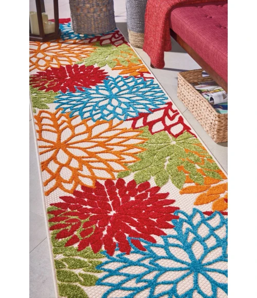 Nourison Aloha Runner Area Rug ALH05-Green