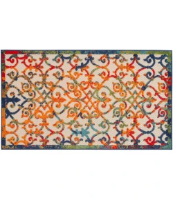 Nourison Home Aloha ALH21 Multicolor 3 ft. X 5 ft. Area Rug