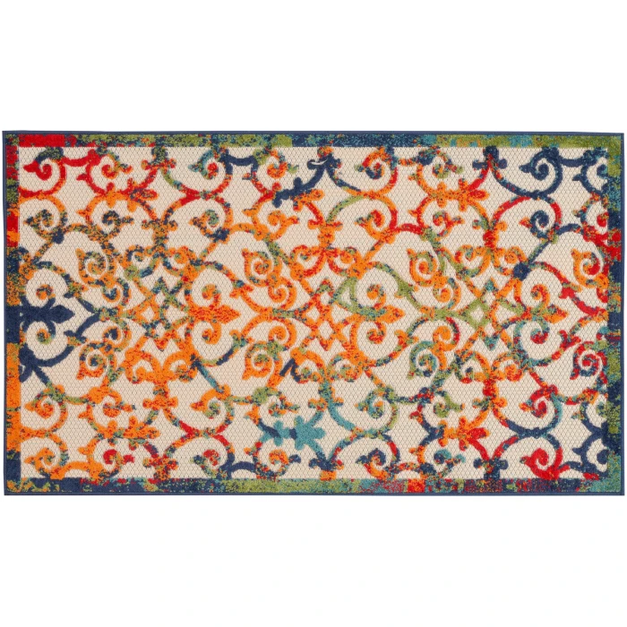 Nourison Aloha Area Rug ALH21 Multicolor 3' x 5'