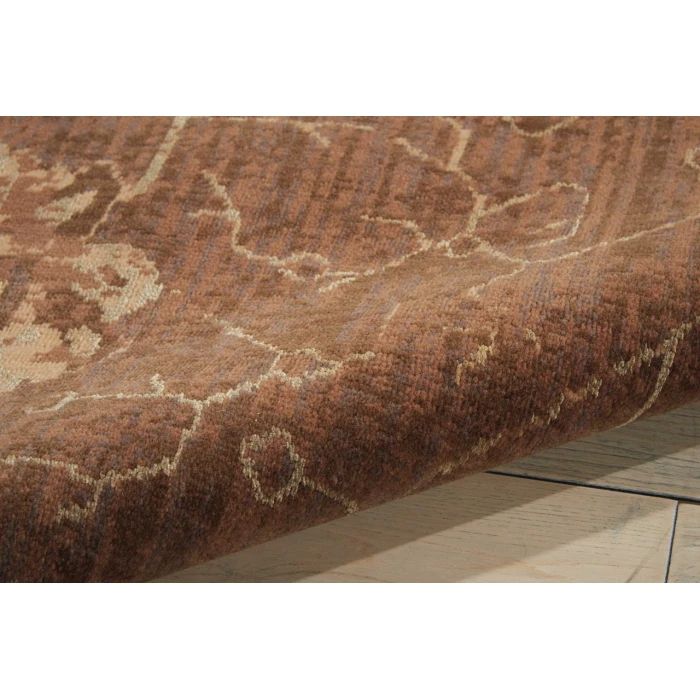 Nourison Silken Allure Runner Area Rug SLK08-Chocolate