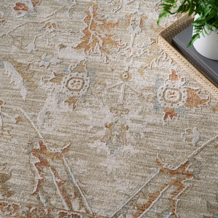Nourison Infinite Sage Ivory IFT01 8 ft. X 10 ft. Rect. Rug