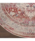 Nourison Vintage Kashan Area Rug VKA07-Red/Ivory