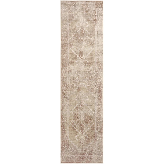 Nourison Astra Machine Washable Rust Multicolor ASW11 2 ft. X 6 ft. Rect. Rug