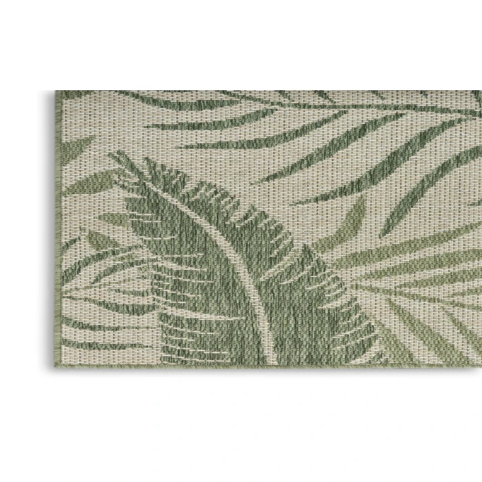 Nourison Garden Oasis Ivory Green GOA02 3 ft. X 5 ft. Rectangle Rug