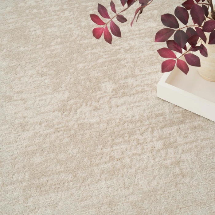 Nourison Serenity Home Ivory SRH06 4 ft. X Round Rug