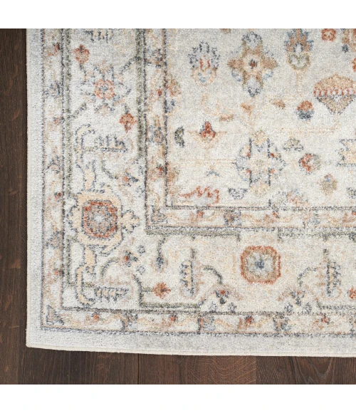 Nourison Astra Machine Washable Area Rug ASW11 Grey/Multi