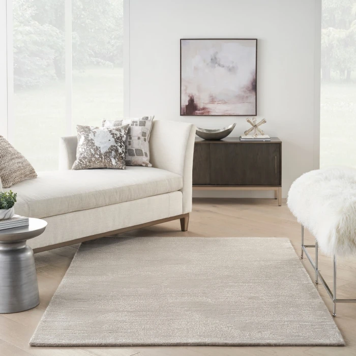 Michael Amini Ma30 Star Area Rug SMR02 Taupe/Ivory 5'3" x 7'3"