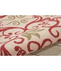 Nourison Caribbean Area Rug CRB02-Ivory/Rust