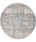 Calvin Klein Rush Area Rug CK950 Ivory Blue